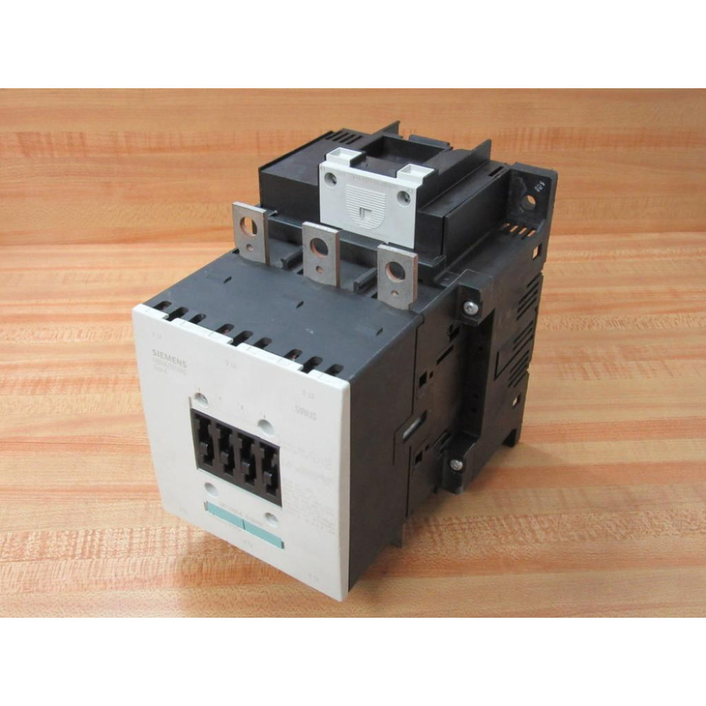 Siemens 3RT1056-6AF36-0UA0 Contactor WO Terminal Shroud - Used