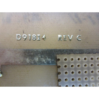 Unimation D9I813 Circuit Board D918I3 Rev.C D918I4 - Used