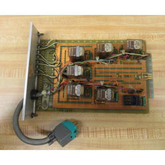 Baldor Reliance 0-51839-6 IRCG Relay Card O-51839-6 w6 Relays + Cable - Used