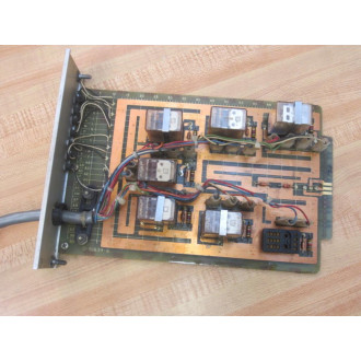 Baldor Reliance 0-51839-6 IRCG Relay Card O-51839-6 w6 Relays + Cable - Used