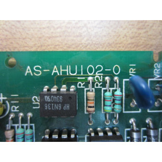 Johnson Controls AS-AHU102-0 Circuit Board ASAHU1020 WO Rings - Used