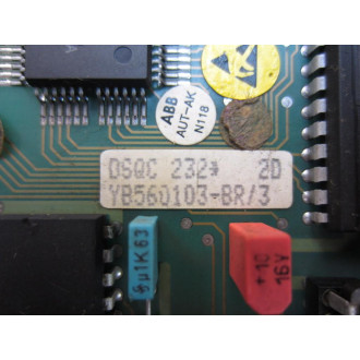 ABB YB560103-BR Circuit Board YB560103-BR3 - Parts Only
