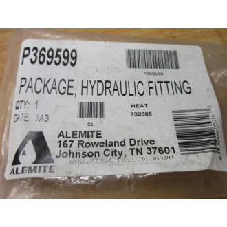Alemite 369599 Hydraulic Fitting P369599 P369599 (Pack of 10)
