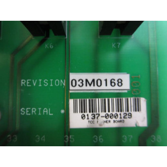 Turbine Controls PCB001 Mother Board WPLC Rack - Used