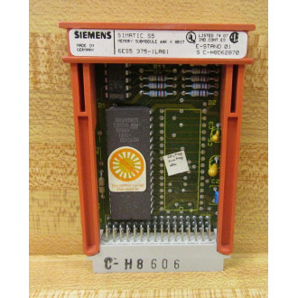 Siemens 6ES5 375-1LA61 Memory Submodule 6ES53751LA61
