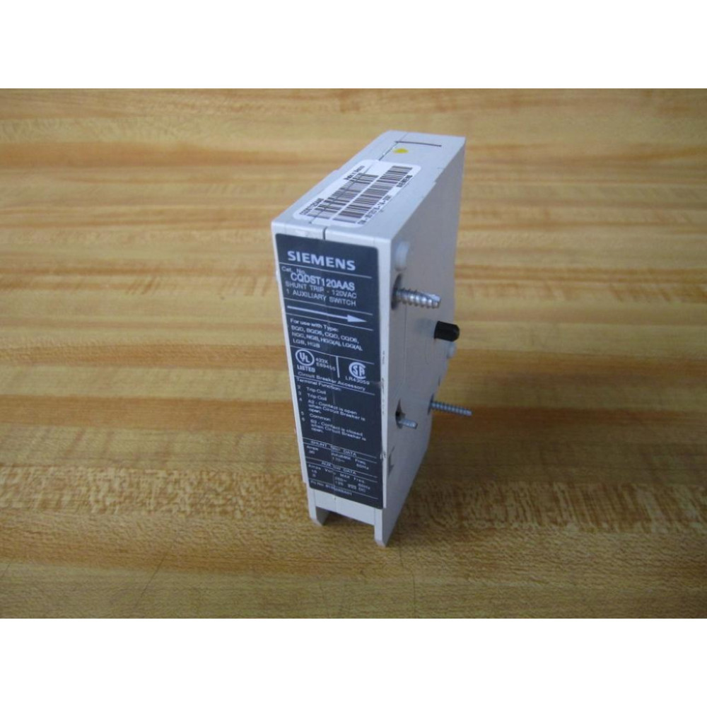 Siemens CQDST120AAS Shunt TripAux.Switch Combo - New No Box
