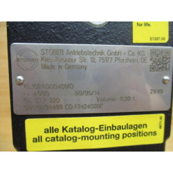 Stober KL102AG0040MQ Gear Reducer Mounted - New No Box