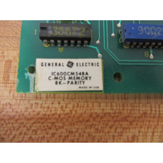 General Electric IC600CM548A C-MOS Memory MCP81 Board - Used