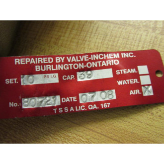Kunkle Valve 266P-D01 Valve 266P-001 - Refurbished