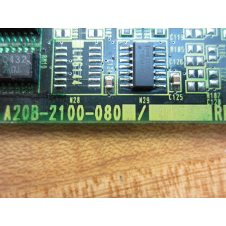 Fanuc A20B-2100-080 Board A20B2100080 - Parts Only