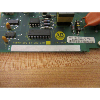 Allen Bradley 40845-202-51 1747-DCM Board A40845-202-51 1747-DCM - Used