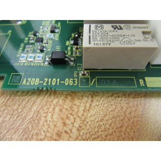 Fanuc A20B-2101-0633 Board A20B-2101-063301A - Used