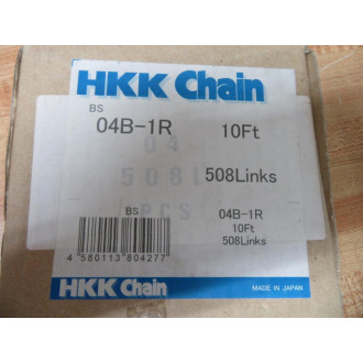 HKK Chain 04B-1R Roller Chain 04B-1R 10FT 508 Links