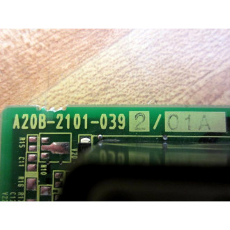 Fanuc A20B-2101-0392 Board A20B-2101-039201A - Used