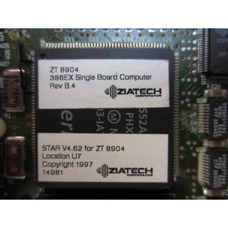 Ziatech ZT-8904 PC Board ZT8904 - Parts Only