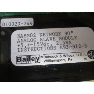 ABB Bailey 6634744K1 PC Board NASM02 - Used