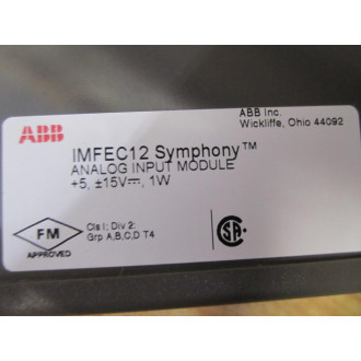 ABB Bailey IMFEC12 Board 1MFEC12 - Used