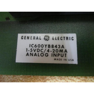 General Electric IC600YB843A Analog Input Board - Used