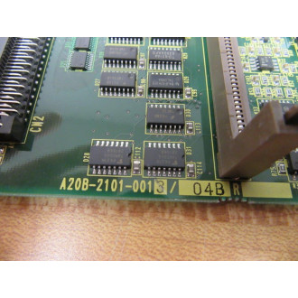 Fanuc A20B-2101-0013 Board 2 A20B-2101-001304B - Parts Only