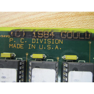 Gould Modicon C916-100 PCB C916100 Rev A - Parts Only