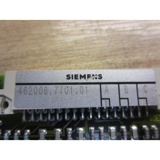 Siemens 462008.7701.01 Circuit Board 462008770101 - Used