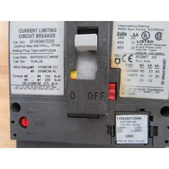 General Electric SHFA36AT0250 Circuit Breaker