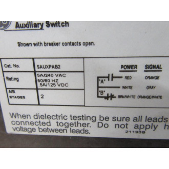 General Electric SHFA36AT0250 Circuit Breaker