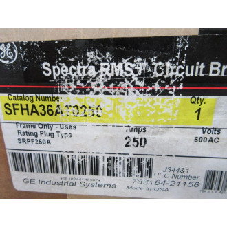 General Electric SHFA36AT0250 Circuit Breaker