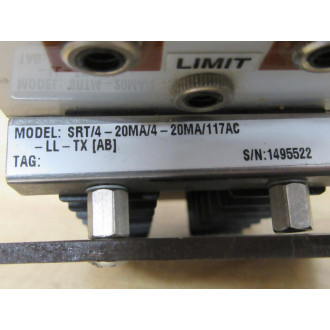 Moore Industries SRT4-20MADC4-20MADC117VAC-LL Transmitter - Used