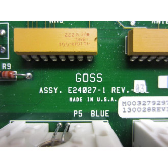 Goss E24027-1 Graphic Controller-Video Board E240271