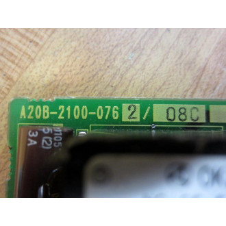 Fanuc A20B-2100-0762 ALPHA-I PCB 5 A20B-2100-076208C  Non-Refundable - Parts Only