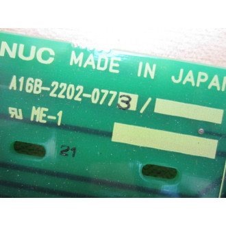 Fanuc A16B-2202-0773 Board A16B-2202-0773 - Used