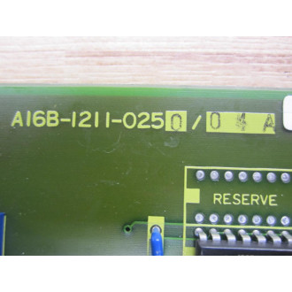 Fanuc A16B-1211-0250 Interface PCB A16B-1211-025004A  Non-Refundable - Parts Only