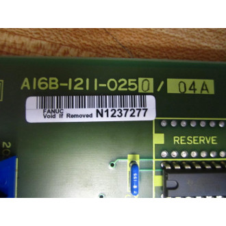 Fanuc A16B-1211-0250 Interface PCB A16B-1211-025004A - Used