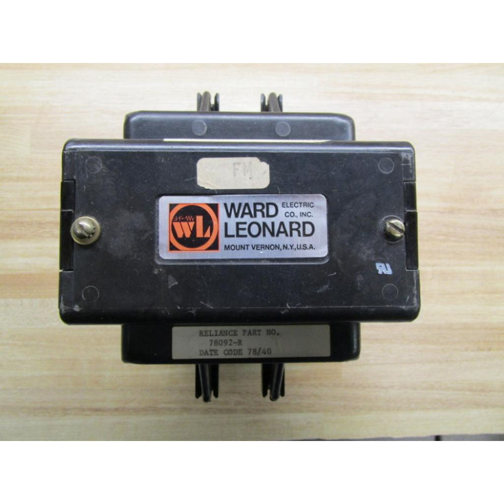 Ward Leonard 78092-R Contactor RDP3-10100 - Used