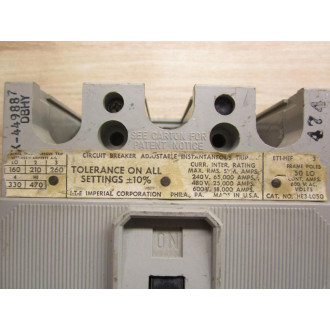 I-T-E Imperial HE3-L050 Circuit Breaker - Used