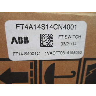 ABB FT4A14S14CN4001 FT Switch FT14-S4001C