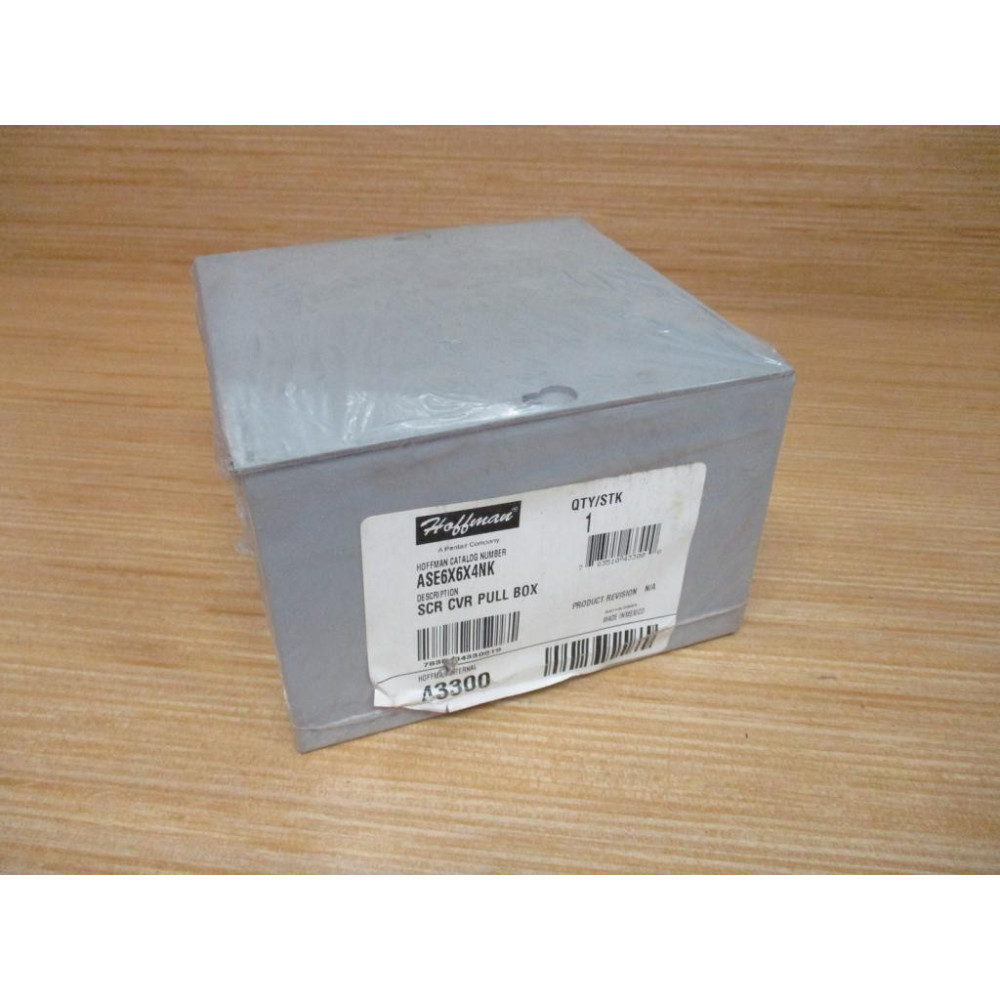 Hoffman ASE6X6X4NK SCR CVR Pull Box