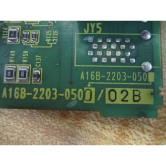 Fanuc A16B-2203-0500 Control Board A16B-2203-050002B  Non-Refundable - Parts Only
