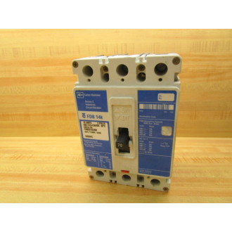 Cutler-Hammer FDB3070LD08 Circuit Breaker - Used