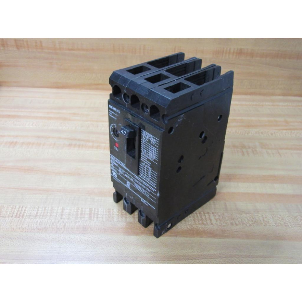 Siemens ED63A040 ITE Circuit Breaker ED63A040L WO Lugs - Used