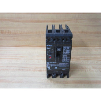 Siemens ED63A040 ITE Circuit Breaker ED63A040L WO Lugs - Used