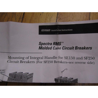 General Electric SE100J Circuit Breaker Enclosure