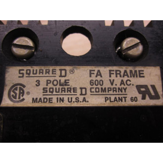 Square D FAL3603015M1212 Circuit Breaker - Used