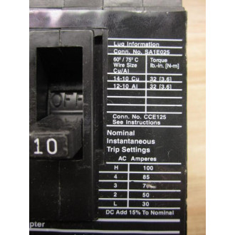 Siemens ED63A010 10A Motor Circuit Interrupter ED63A010l - Used