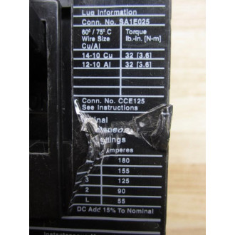 Siemens ED63A025 ITE Motor Circuit Interrupter - Used