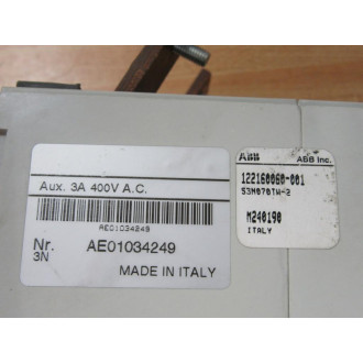 ABB SACES3 70A Circuit Breaker  S3N - New No Box