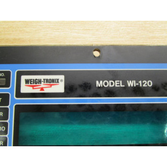 Weigh-Tronix WI-120 Indicator Scale Display WI120 KeyboardDisplay Only - Used