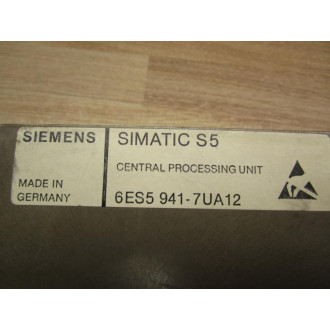 Siemens 6ES5-941-7UA12 Module 6ES59417UA12 - Used