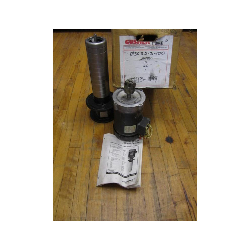 Gusher Pump SPK2-1111 Multistage Coolant Condensate Pump - Used